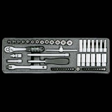 Honiton Socket Set - 54pc - 1/4'' Dr.